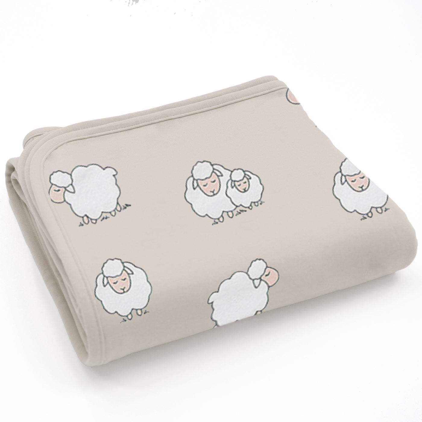 Toddler Blanket, 4 Season® Merino Wool & Organic Cotton Blanket, 52.5" x 40", Sheep