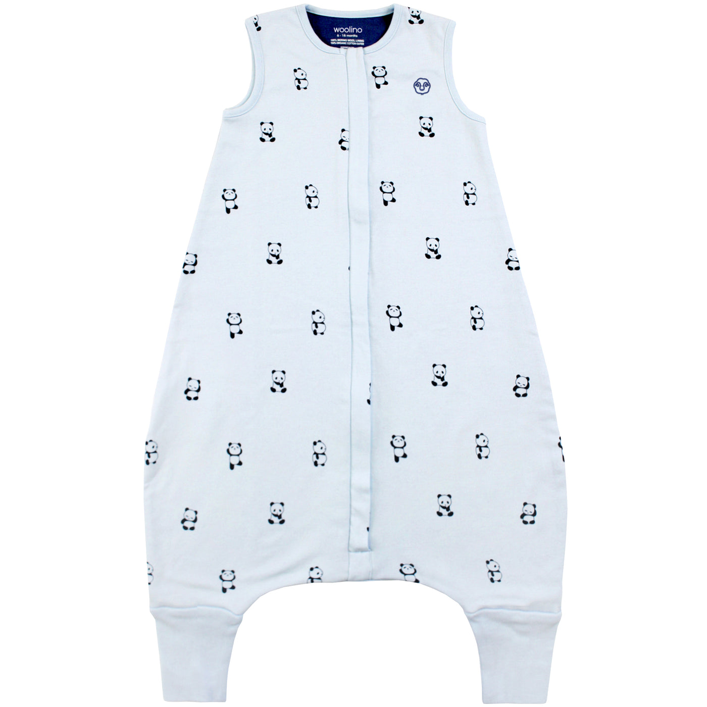 4 Season® Baby Sleep Bag with Feet, Merino Wool & Organic Cotton, Panda