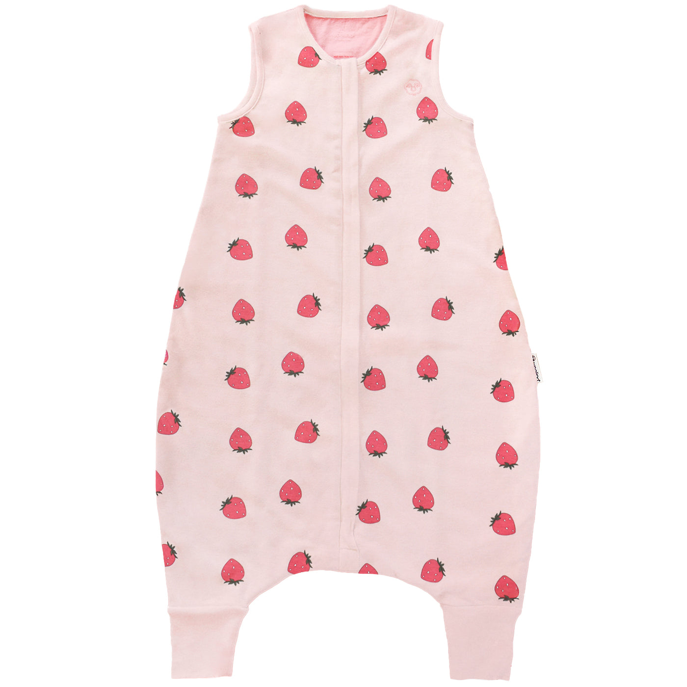 4 Season® Baby Sleep Bag with Feet, Merino Wool & Organic Cotton, Strawberry