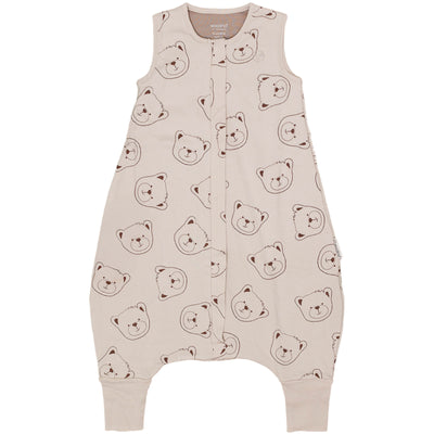 4 Season® Baby Sleep Bag with Feet, Merino Wool & Organic Cotton, Teddy Bear