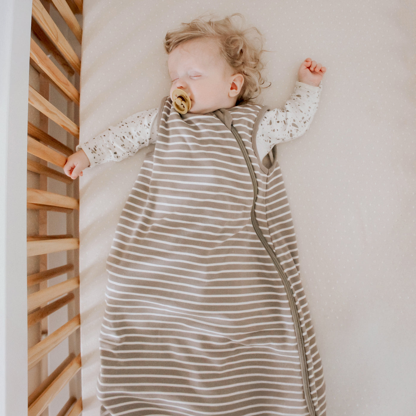 4 Season® Classic Baby Sleeping Bag, Merino Wool & Organic Cotton, Earth