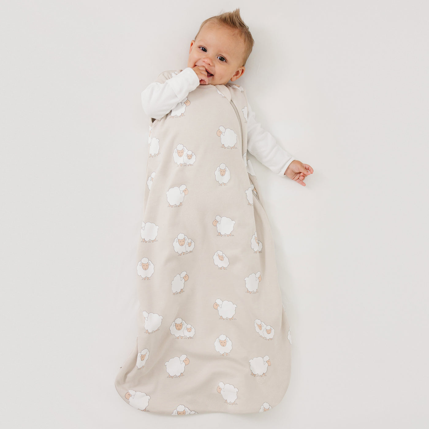 4 Season® Classic Baby Sleeping Bag, Merino Wool & Organic Cotton, Sheep