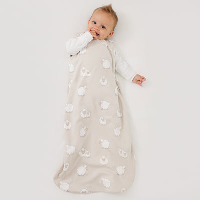 4 Season® Classic Baby Sleeping Bag, Merino Wool & Organic Cotton, Sheep