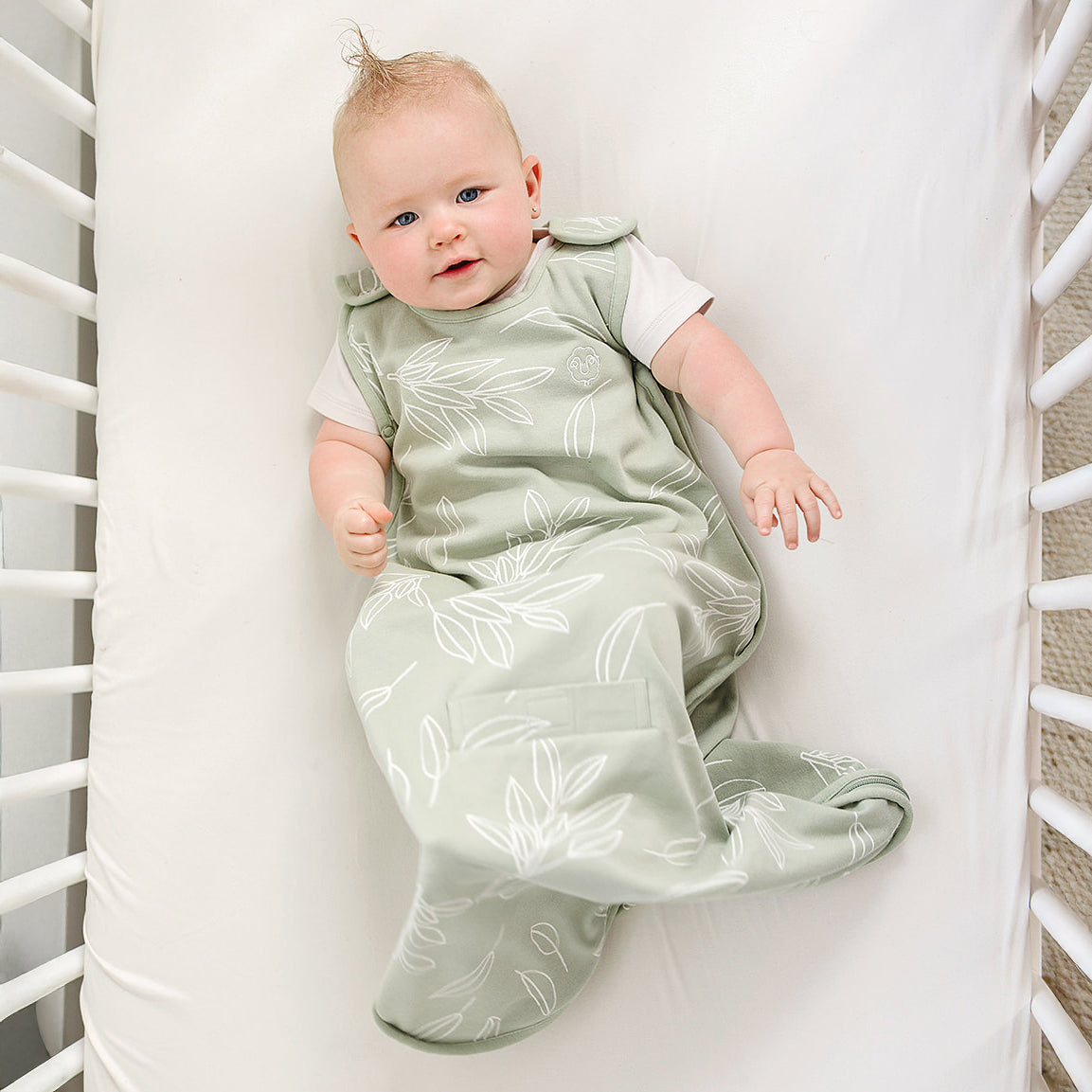 4 Season® Ultimate Baby Sleep Bag, Merino Wool & Organic Cotton, Sage