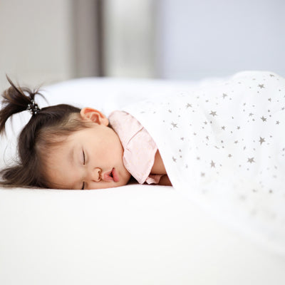 Toddler Blanket, 4 Season® Merino Wool & Organic Cotton, 52.5" x 40", Star White