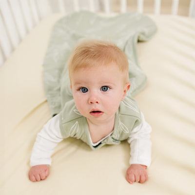 4 Season® Classic Baby Sleeping Bag, Merino Wool & Organic Cotton, Sage