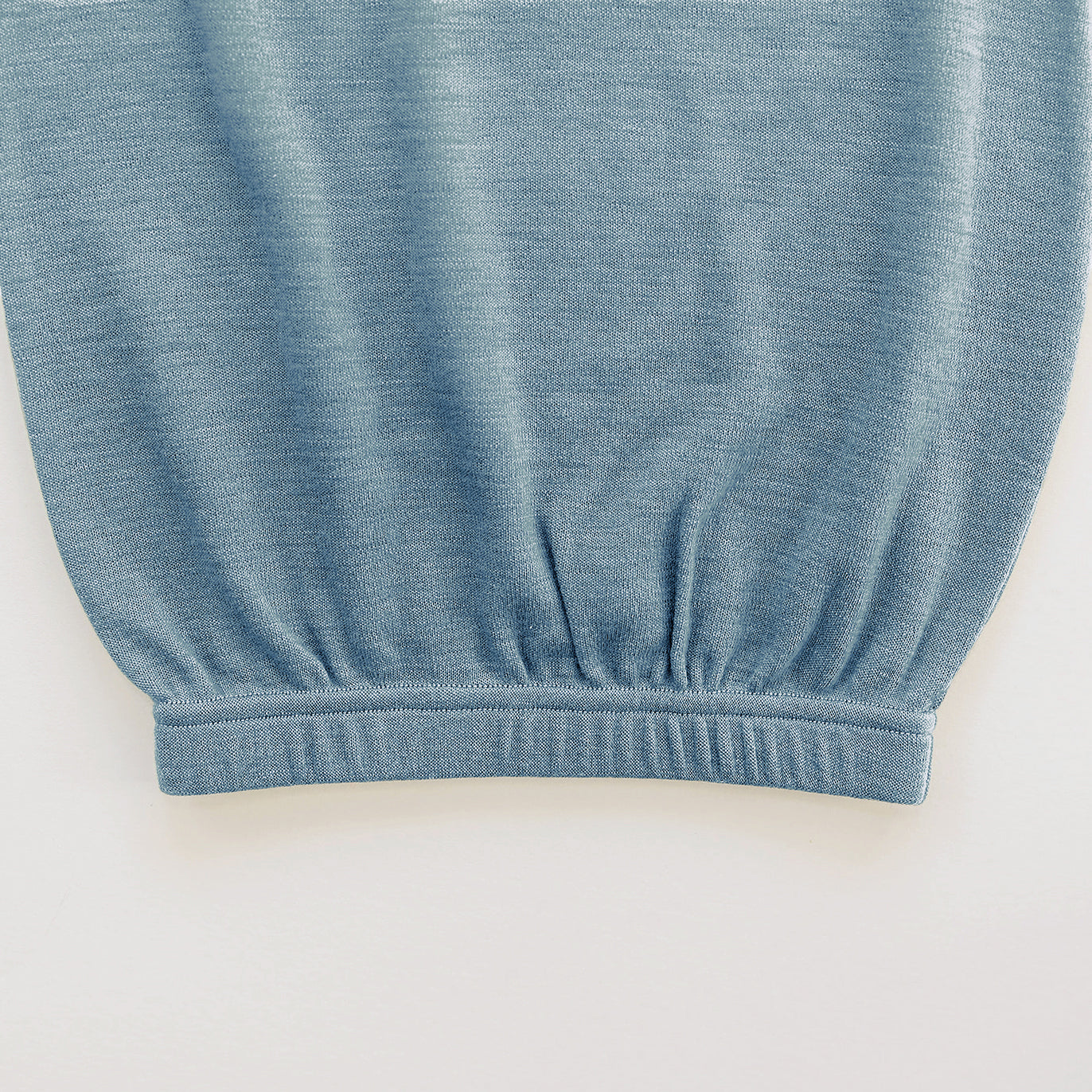 Baby Gown, Merino Wool, 0-6 Months, Blue