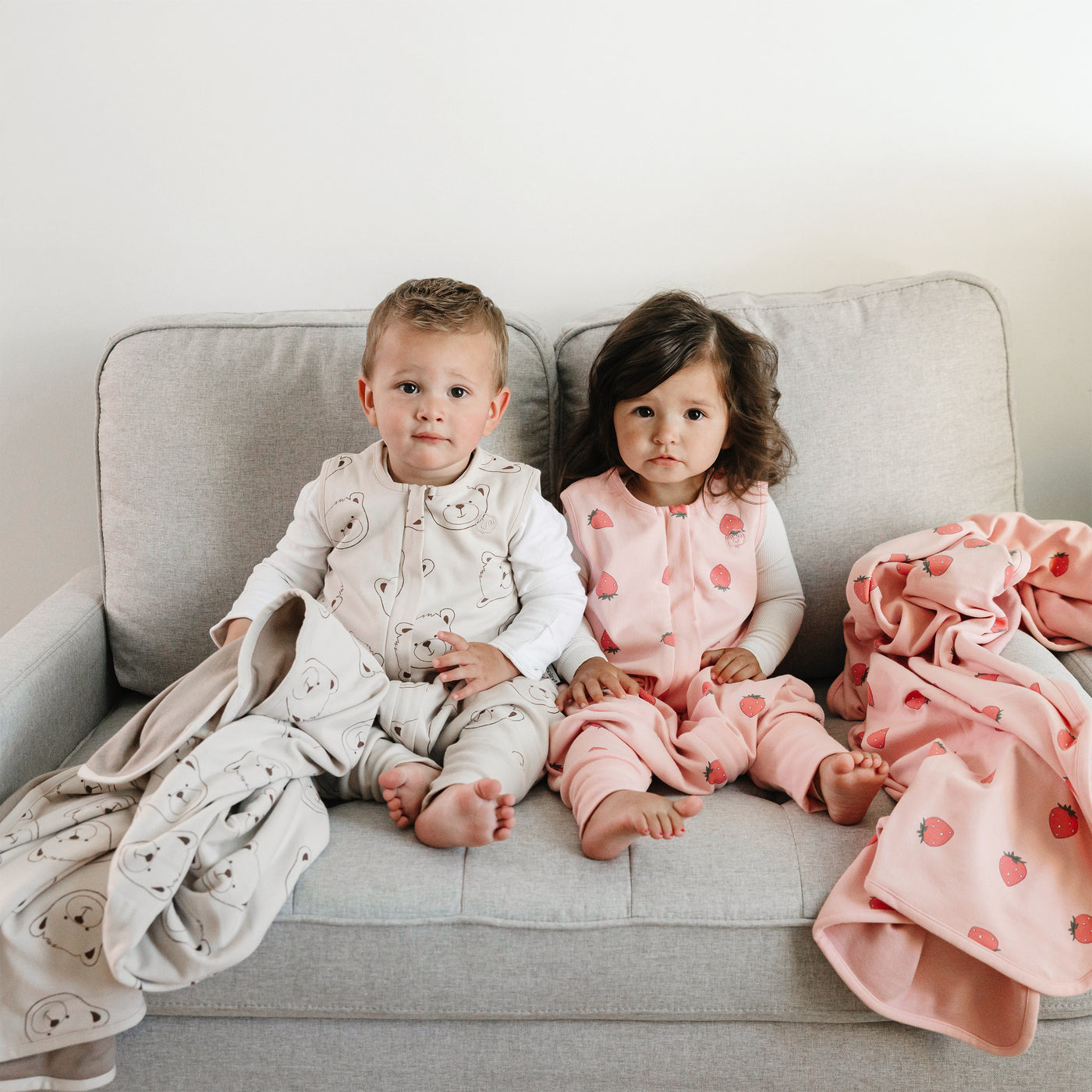 Toddler Blanket, 4 Season® Merino Wool & Organic Cotton Blanket, 52.5" x 40", Teddy Bear