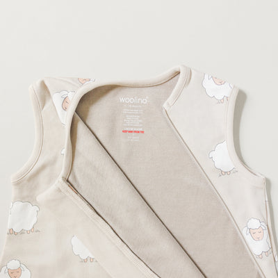 4 Season® Classic Baby Sleeping Bag, Merino Wool & Organic Cotton, Sheep