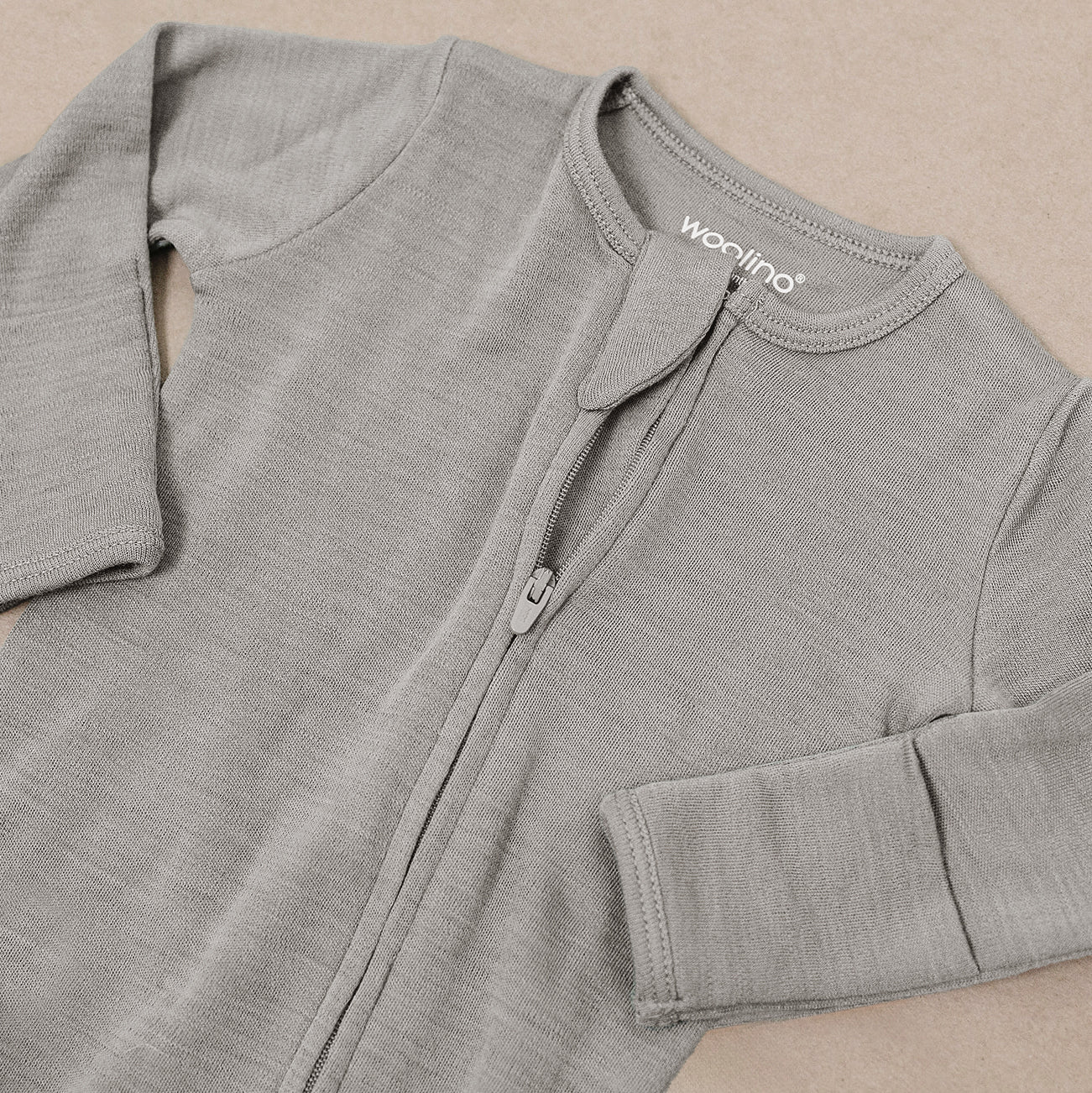 Footie Pajamas, Merino Wool, Dove