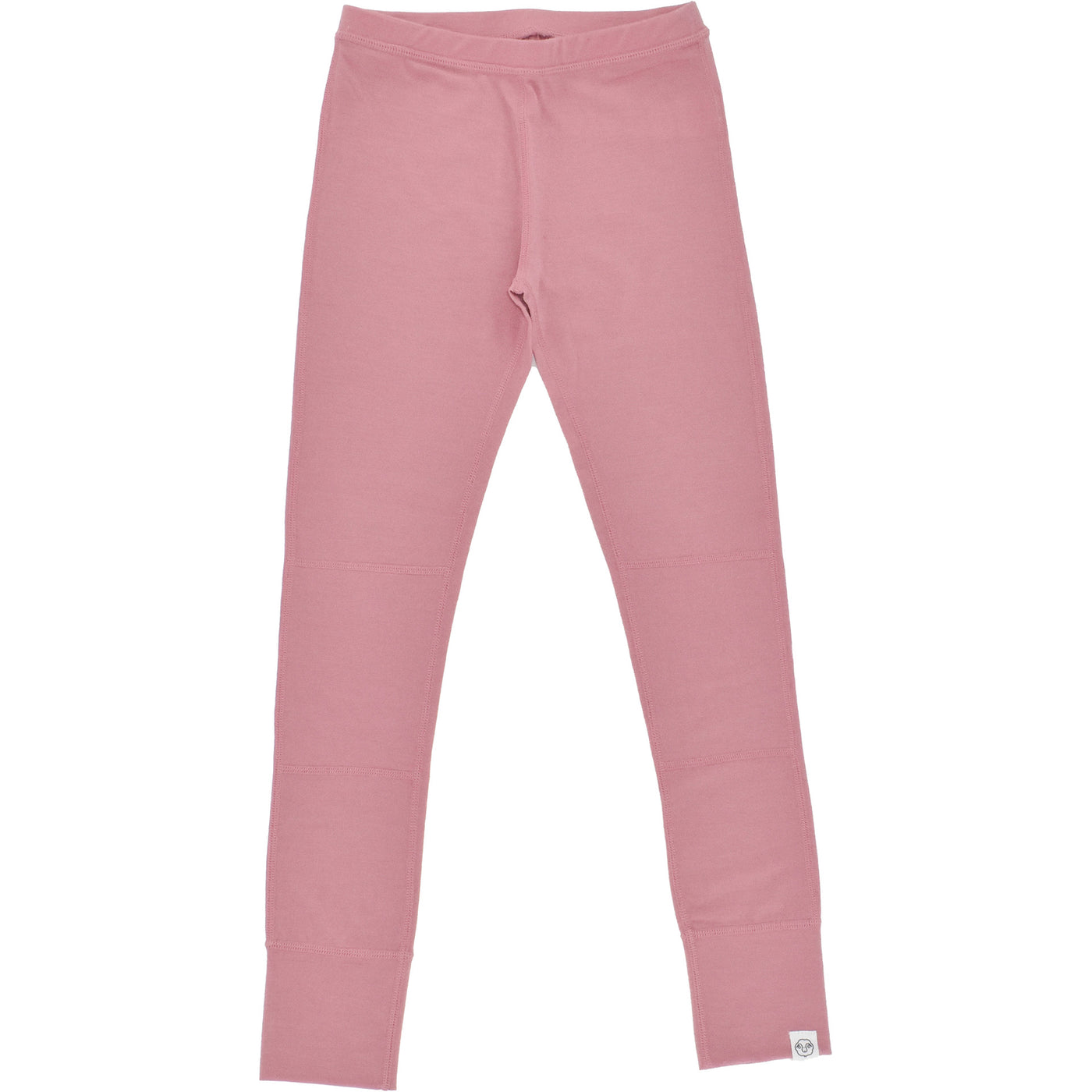 Kids Merino Wool Base Layer, Leggings, Blush Pink