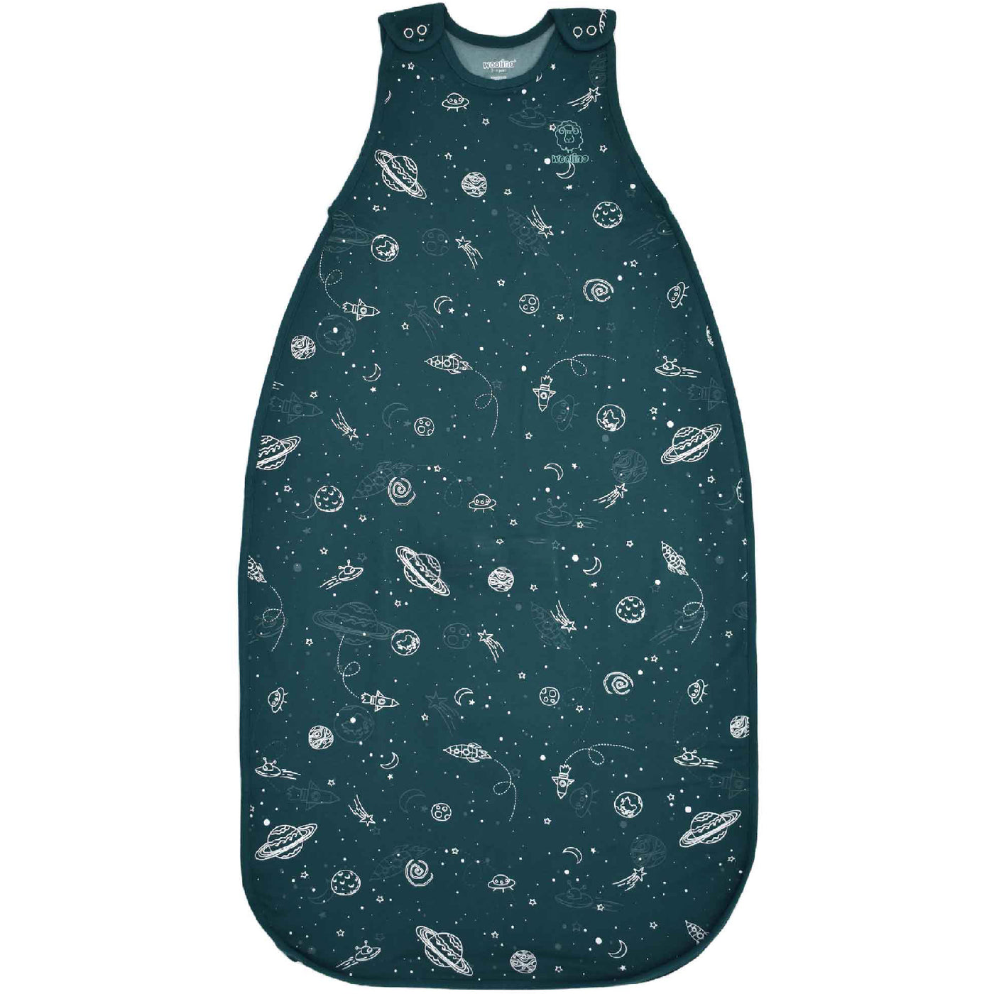 Imperfect 4 Season® Big Kid Sleep Bag, Merino Wool & Organic Cotton, 4 - 6 Years, Space
