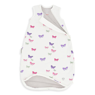 4 Season® Classic Baby Sleeping Bag, Merino Wool & Organic Cotton, Butterfly