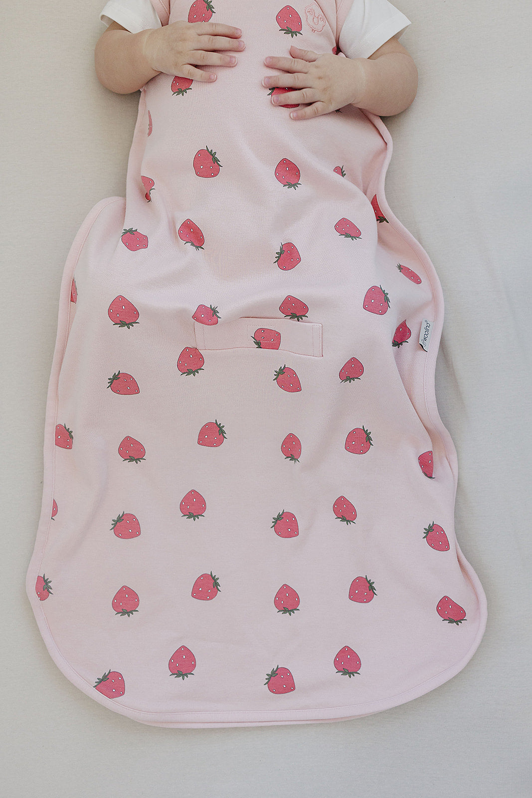 4 Season® Ultimate Baby Sleep Bag, Merino Wool & Organic Cotton, 2 Months - 2 Years, Strawberry