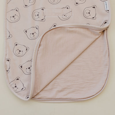 4 Season® Ultimate Baby Sleep Bag, Merino Wool & Organic Cotton, 2 Months - 2 Years, Teddy Bear