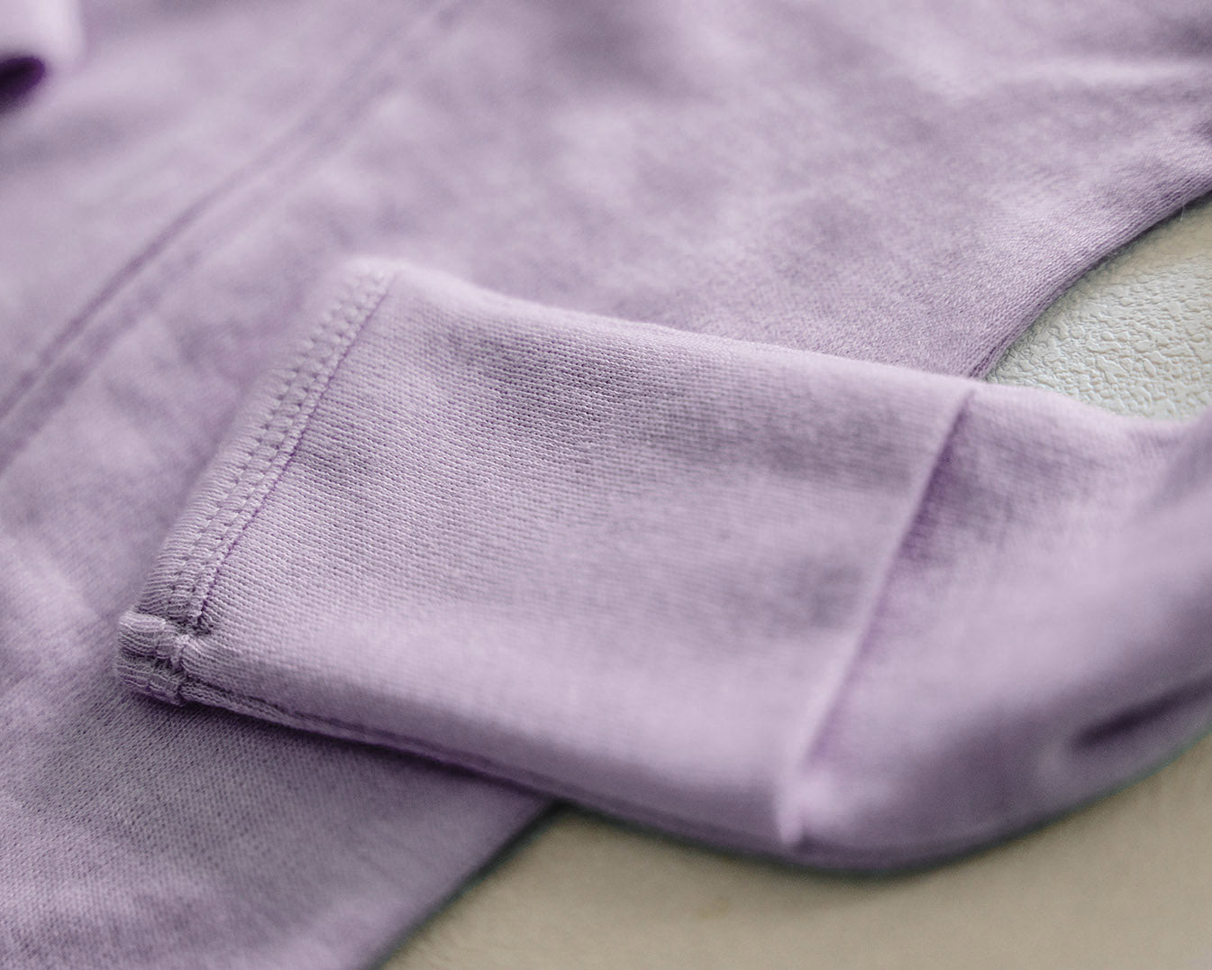 Footie Pajamas, Merino Wool, Lilac