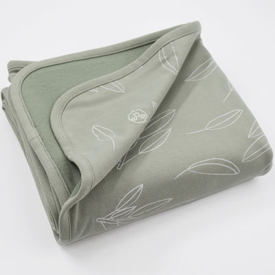 Toddler Blanket, 4 Season® Merino Wool & Organic Cotton, 52.5" x 40", Sage