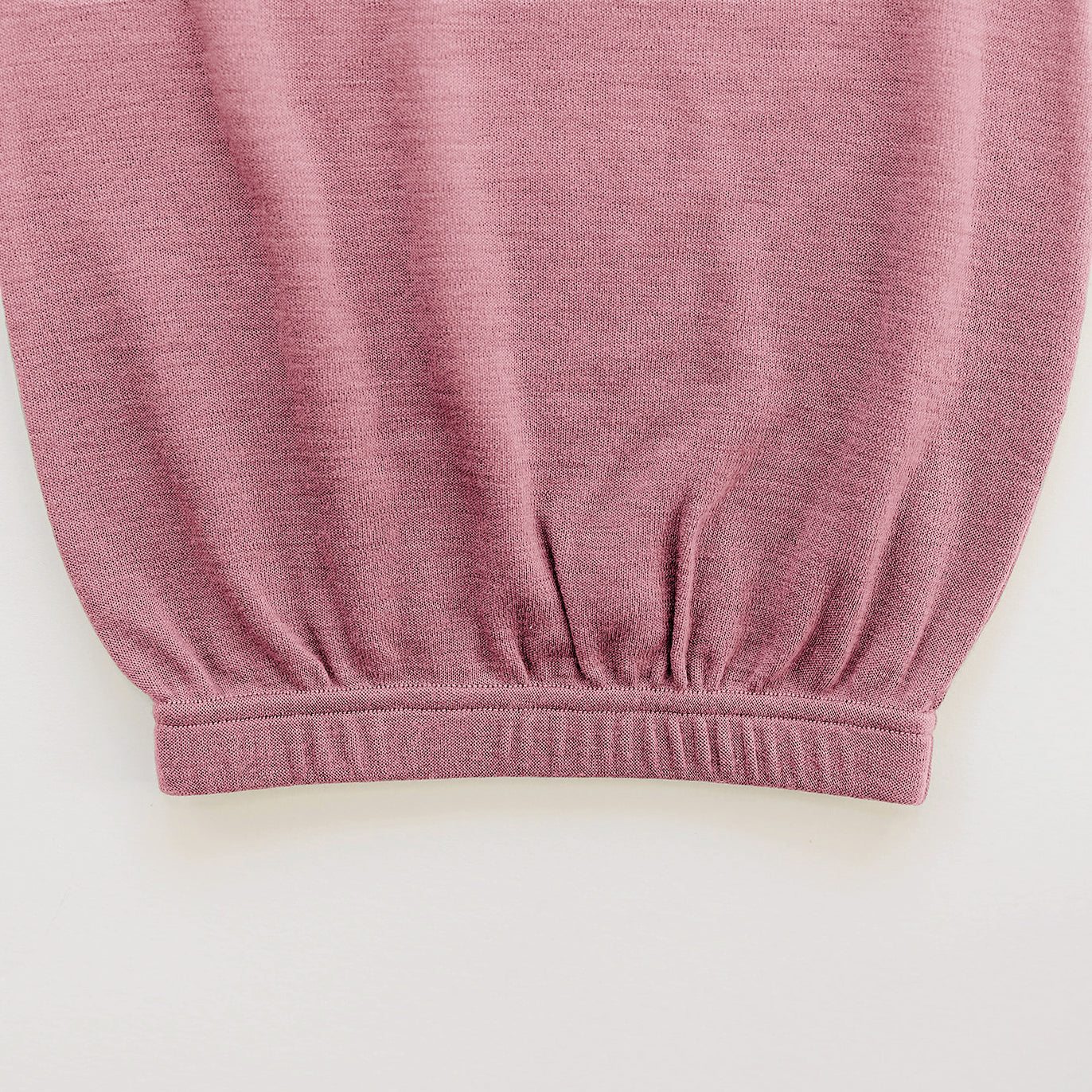 Baby Gown, Merino Wool, 0-6 Months, Blush