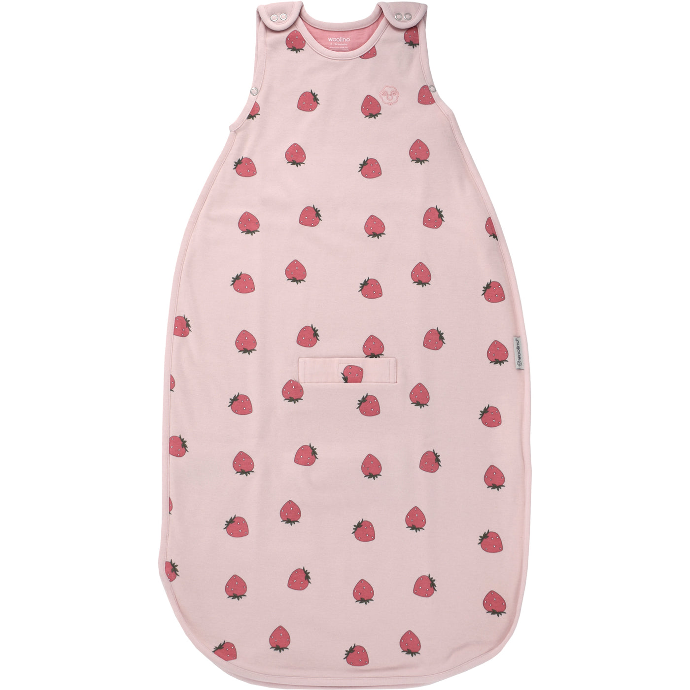 IMPERFECT 4 Season® Ultimate Baby Sleep Bag, Merino Wool & Organic Cotton, Strawberry