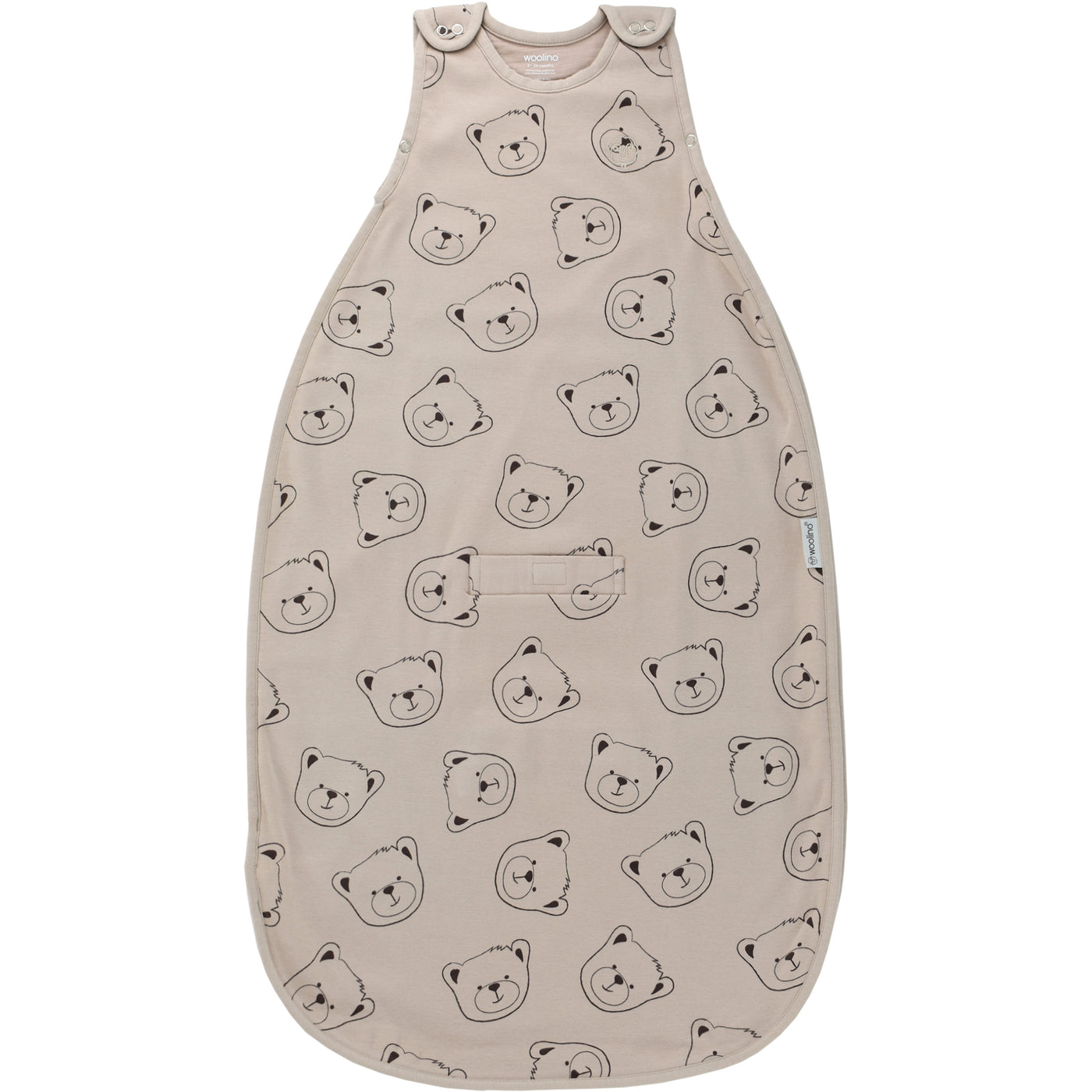 4 Season® Ultimate Baby Sleep Bag, Merino Wool & Organic Cotton, 2 Months - 2 Years, Teddy Bear