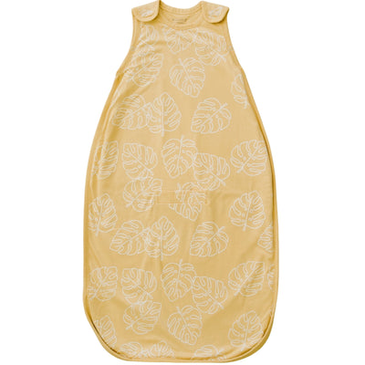 Ecolino® Adjustable Baby Sleep Bag, Organic Cotton, Universal Size: 2 Months - 2 Years, Monstera Leaf