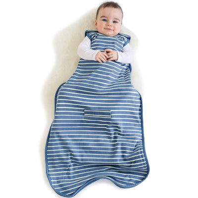 4 Season® Ultimate Baby Sleep Bag, Merino Wool & Organic Cotton, 2 Months - 2 Years, Navy Blue