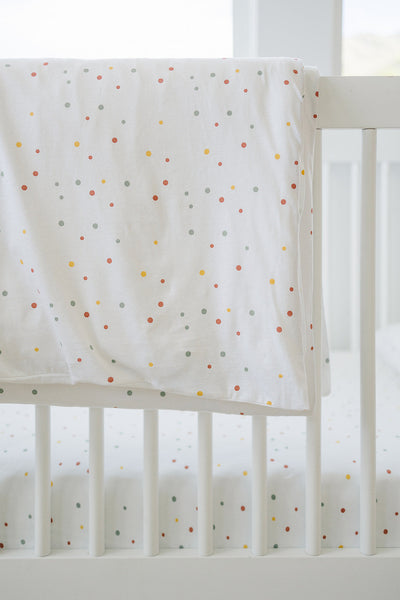 Ecolino® Duvet Cover, 100% Organic Cotton, Crib or Toddler, Dots