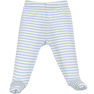 Baby Footed Pants, Merino Wool, Blue